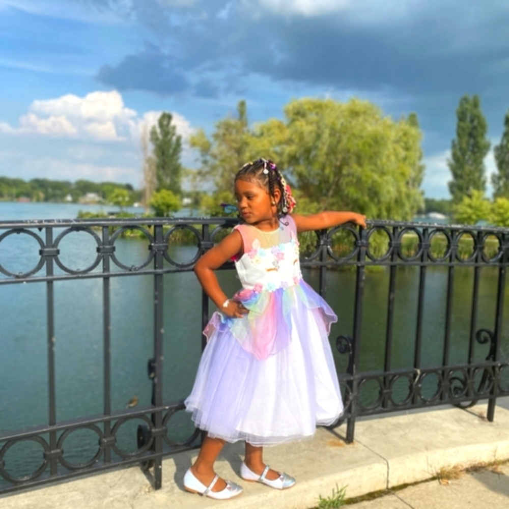 Unicorn Princess Dress Up Clothes for Little Girls 